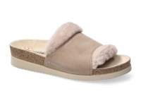 chaussure mephisto mules hemeline taupe clair